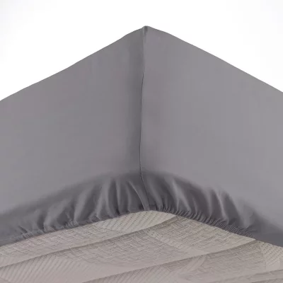 DOUCEUR D INTERIEUR Drap housse 2 personnes 140 x 190 cm uni 57 fils ""lina