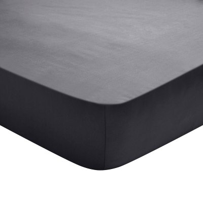 DODO Drap Housse Coton Carbone 160x200 cm - 