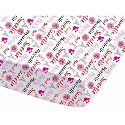 MIRACULOUS Drap housse enfant en coton 57 fils  LADYBUG HEROINE