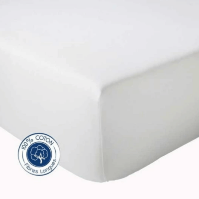 TRADILINGE Drap housse Etoiles Bleues   90 x 190 cm