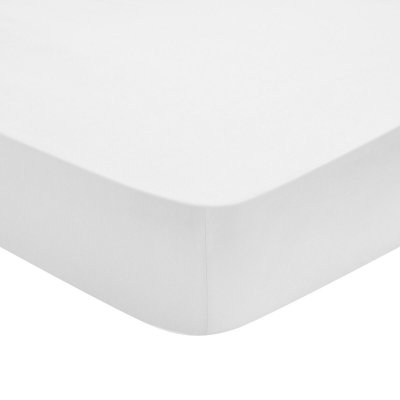 DODO Drap Housse Percale Blanc 160x200 cm - 