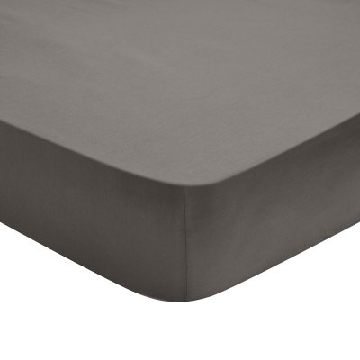DODO Drap Housse Percale Granit 120x190 cm - 