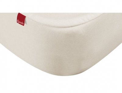 EPEDA Drap housse prot&egrave;ge matelas imperm&eacute;able 2 en 1 &eacute;cru 200x190/200