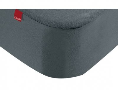 EPEDA Drap housse prot&egrave;ge matelas imperm&eacute;able 2 en 1  gris 120x190/200
