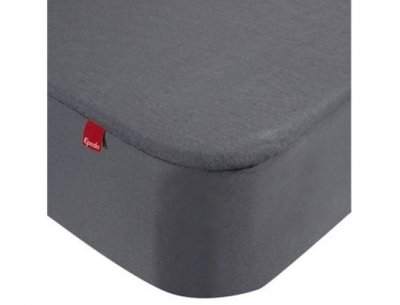 EPEDA Drap housse prot&egrave;ge matelas imperm&eacute;able 2 en 1 gris 140x190/200