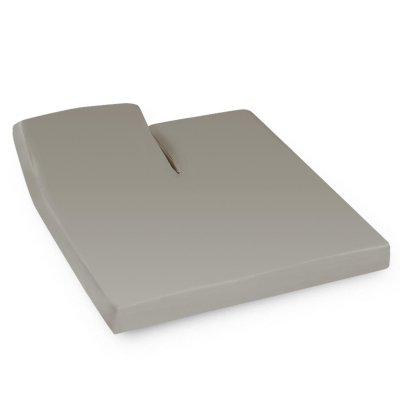 LINNEA Drap housse relaxation uni 2x80x190 cm 100% coton ALTO Chamois - TR T&ecirc;te relevable uniquement