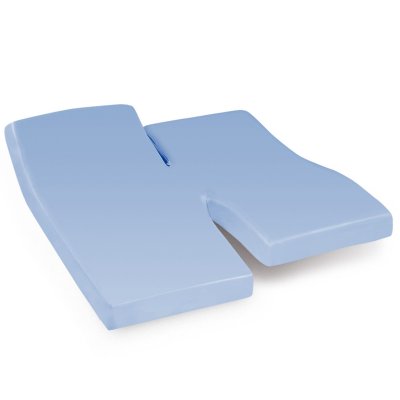 LINNEA Drap housse relaxation uni 2x90x190 cm 100% coton ALTO Belle ile - TPR T&ecirc;te et pied relevable