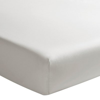 ESSIX Drap Housse uni en percale de coton, Royal Line, Made in France
