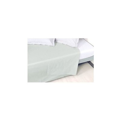 AC DECO Drap Plat En Percale De Coton - Manoir - 180 X 290 Cm - Gris Perle