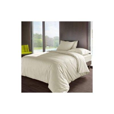 AC DECO Drap plat en percale de coton - manoir - 240 x 300 cm - ivoire