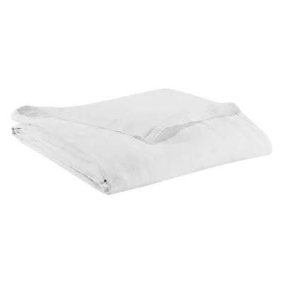 VIVARAISE Drap plat stonewashed zephyr blanc 240 x 300 cm  1306360000
