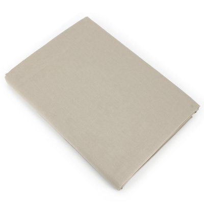 LINNEA Drap plat uni 100% coton alto 240x310 cm - Marron Chamois