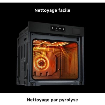 DREAME  Z6000 Four vapeur encastrable 81 L - Porte froide - Noir verre - Air Fry