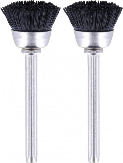 DREMEL  404 Lot de 2 Brosses boisseau en Soie 13mm