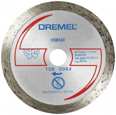 DREMEL  DSM540 2615S540JB Disque &agrave; tron&ccedil;onner diamant&eacute; 77 mm 1 pc(s)