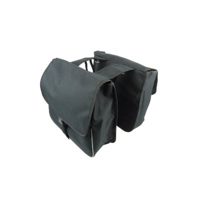 CARPOINT Dresco double sacoche Basic Shopper 26 litres en nylon gris fonc&eacute;