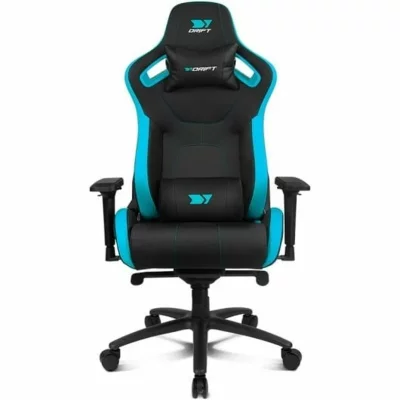 DRIFT DR600BL Si&egrave;ge pour jeu vid&eacute;o Fauteuil de gaming Si&egrave;ge rembourr&eacute; Noir, Bleu - Neuf