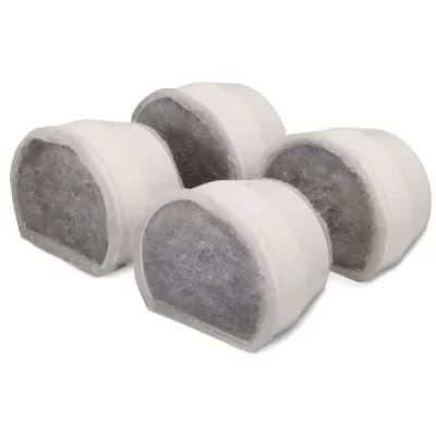 DRINKWELL  4 filtres de rechange au charbon pour fontaines Avalon et Pagoda - Pour chat et chien