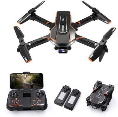 GENERIQUE Drone AVIALOGIC pour Enfant avec Cam&eacute;ra 720P HD, Drone Quadricopt&egrave;re FPV WiFi T&eacute;l&eacute;command&eacute;, Noir
