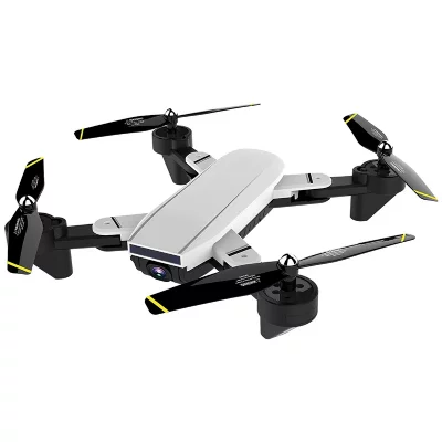 YONIS Drone Cam&eacute;ra 4K Wifi App Android et iPhone iOS Trajectoire Programmable Blanc