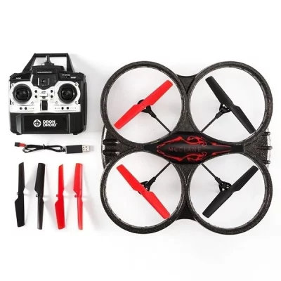 TOTALCADEAU Drone T&eacute;l&eacute;command&eacute; Avec 4 H&eacute;lices De Rechange-G&eacute;n&eacute;rique