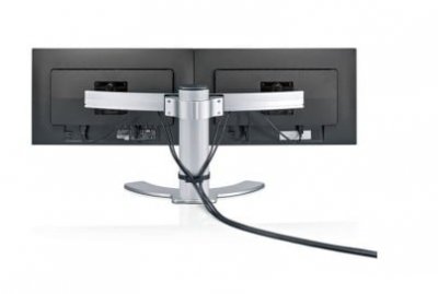 FUJITSU DUAL MONITOR STAND FOR 2 DISPLAYS 21.5IN-27 0,000000 Noir