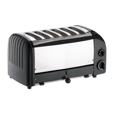 DUALIT  Grille-Pain 6 Tranches Vario - Noir