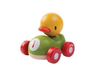 PLAN TOYS Ducky le caneton de course en bois - 12m + - TU