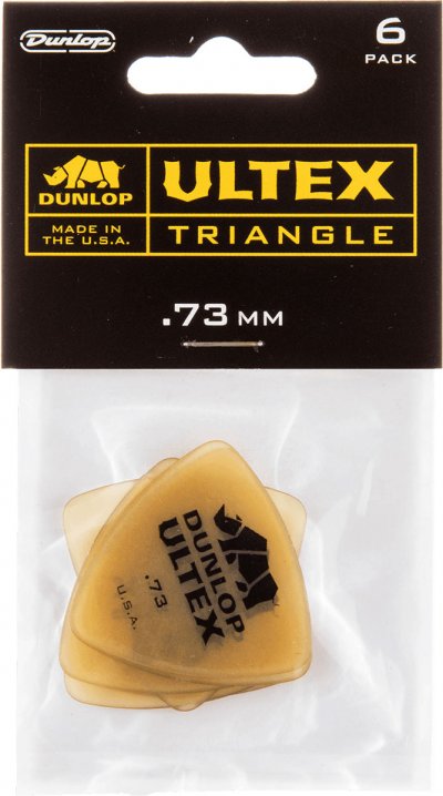 JIM DUNLOP Dunlop 426p73 - Player's Pack De 6 Mediators Ultex Triangle 0,73 Mm