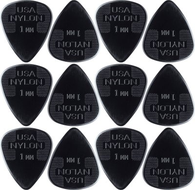 DUNLOP  44P100 Player's Pack de 12 M&eacute;diators 1 mm