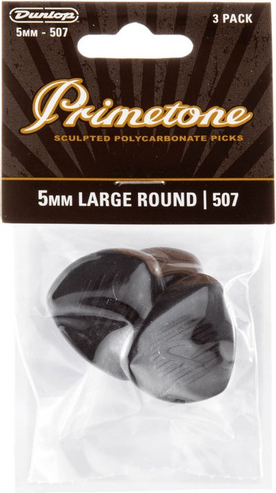 DUNLOP  477P507 M&eacute;diators Primetone large rond sachet de 3