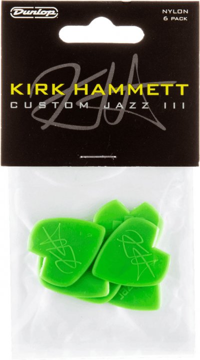 DUNLOP  47pkh3n - Player Pack De 6 M&eacute;diators Kirk Hammet Jazz Iii Heavy