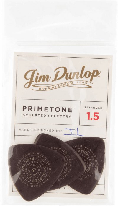 DUNLOP  513P Primetone TRIANGLE Sculpted Plectra, 3-Pack 1.50 mm