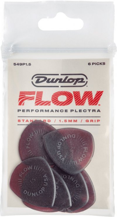 DUNLOP  549p150 - 6 M&eacute;diators Flow Standard Grip - 1.50 Mm