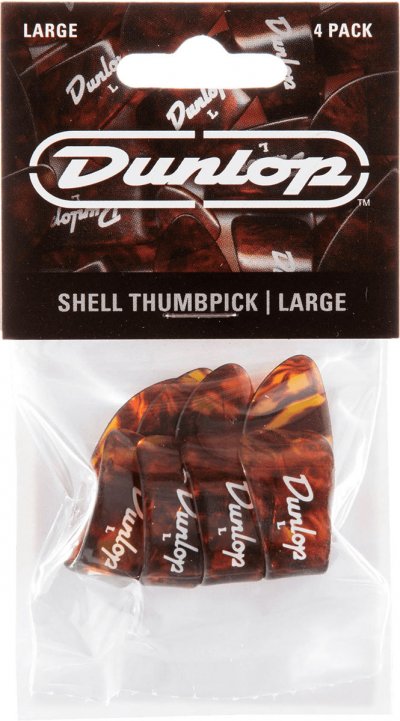 DUNLOP  9023p - Player's Pack De 4 Onglets Pouce Ecaille Large