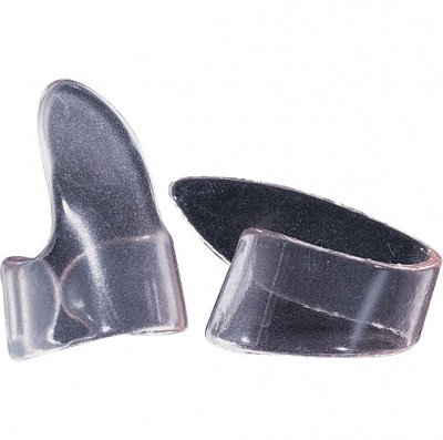 JIM DUNLOP Dunlop 9036R Sachet de 12 Onglets de pouce Large Transparent