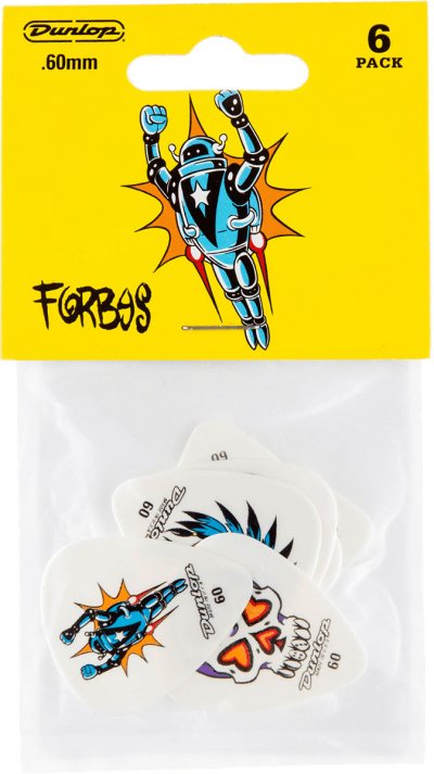 DUNLOP  Bl100p60 Alan Forbes Jeu De M&eacute;diators 0.60mm