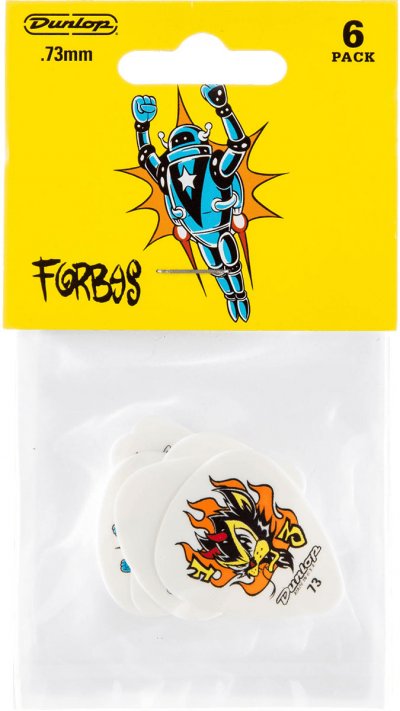 DUNLOP  Bl100p73 Alan Forbes M&eacute;diators 0.73mm (6 Pi&egrave;ces)
