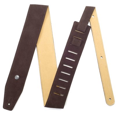 DUNLOP  Bmf-S02 - Sangle Guitare Su&egrave;de Mahogany