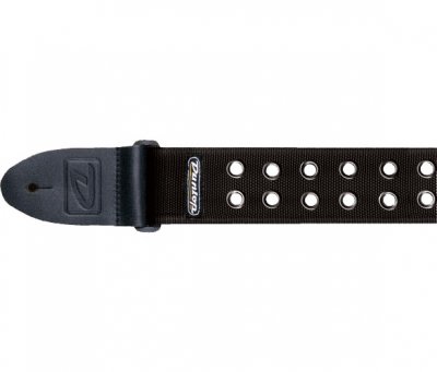 JIM DUNLOP Dunlop D38-19bk Sangle De Guitare Black With Holes