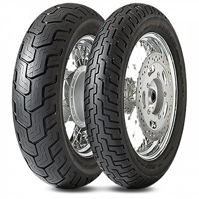 DUNLOP  D404 F ( 90/90-17 TT 49P M/C, Roue avant )