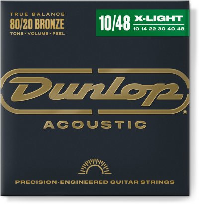 DUNLOP  Dab1048 Jeu De Cordes Guitare Folk Extra Light