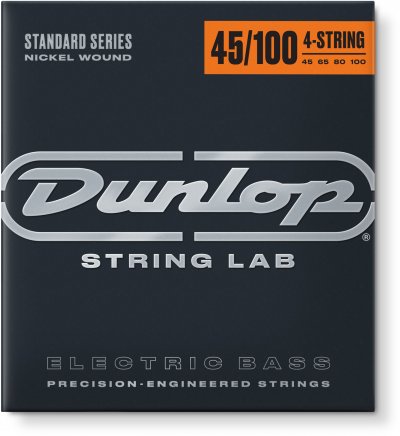 DUNLOP  Dbn45100 Cordes Guitare Basse Medium-Light