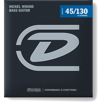 DUNLOP  Dbn45130 Cordes Guitare Basse 5 Cordes Medium