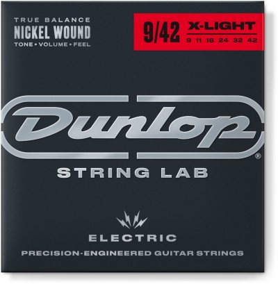 DUNLOP  Den0942 Jeu De Cordes Guitare &Eacute;lectrique Light