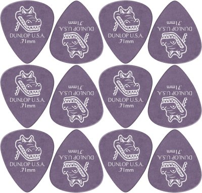 DUNLOP  Gator Grip M&eacute;diator 0.71 Mm Violet Fonc&eacute; (12x)