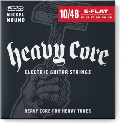 DUNLOP  Heavy Core 10-48 - Jeu Guitare &Eacute;lectrique