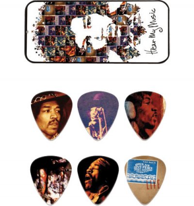 DUNLOP  Jh-Pt07m Jimi Hendrix Hear My Music Bo&icirc;te De M&eacute;diators