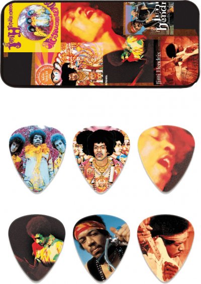 DUNLOP  Jh-Pt08h Jimi Hendrix Montage Bo&icirc;te De M&eacute;diators
