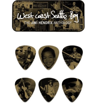 DUNLOP  Jh-Pt10h Jimi Hendrix West Coast Bo&icirc;te De M&eacute;diators